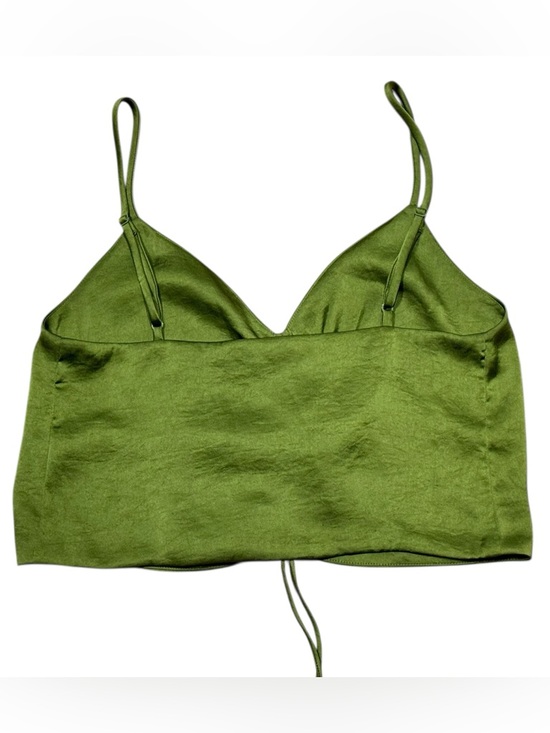 Aritzia Wilfred Verso Cropped Ruched Camisole Green Size XS - Picture 2 of 6